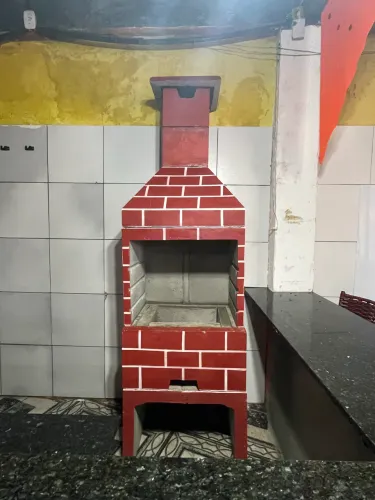 Churrasqueira pré moldada, tamanho M