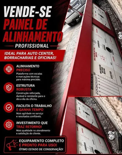 OPORTUNIDADE PAINEL DE ALINHAMENTO COM GARRAS