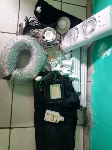 Kit Cultivo Indoor Completo 40x40 - Estufa + Exaustão + Iluminação