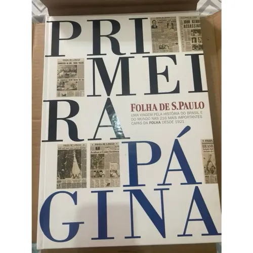 Primeira Página Folha de São Paulo 5ª Edição Ano 2000