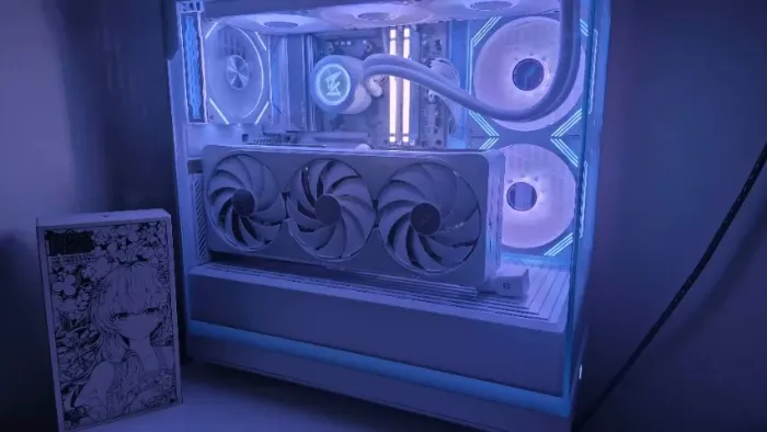 PC gamer full white com ryzen 9800x3d e RTX 5070 Ti