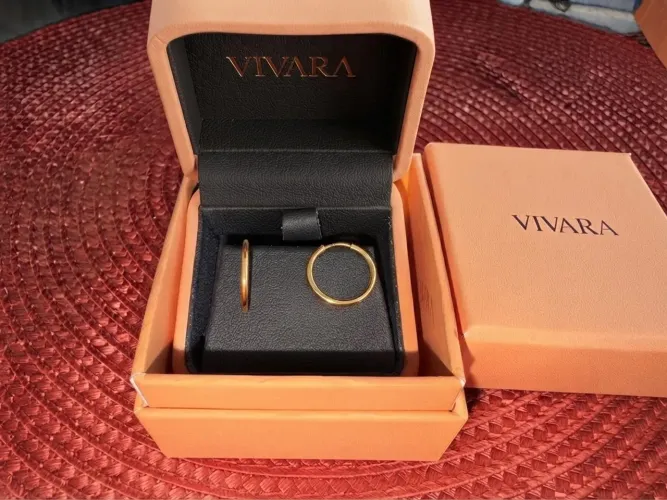 Brinco Vivara Ouro 18k Original - Nunca Usado (Na Caixa)