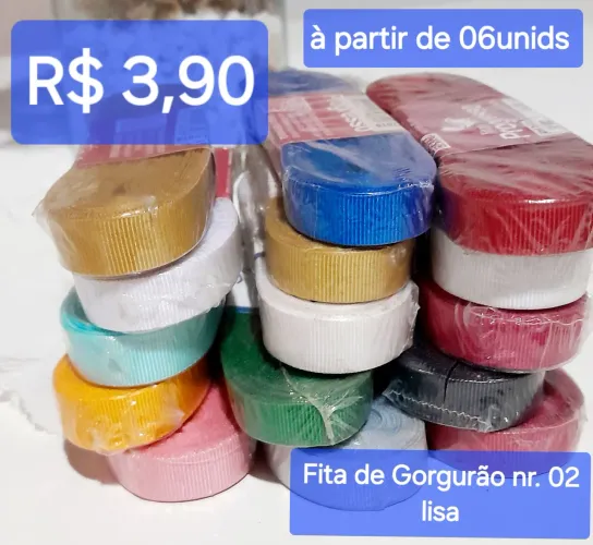 Fitas Cetim e Gorgurão