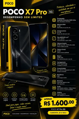 Vendo POCO X7 PRO