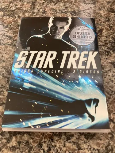 DVD de Star Trek (2009) - Edição Especial de 2 Discos com Luva Holográfica