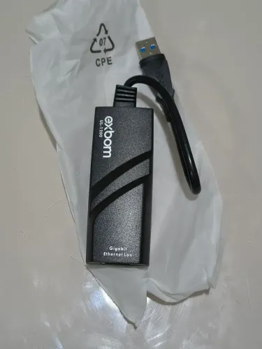 Adaptador Rede Usb 3.0 RJ45 Exbom - NOVO
