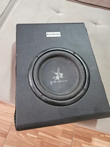 Subwoofer slim Corzus + cabos