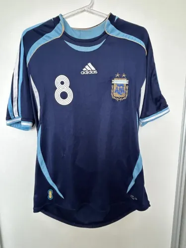 Camisa Argentina 2005 Riquelme  / Adidas (73cm x 45cm)