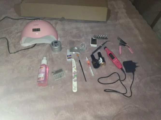 kit alongamento de unhas
