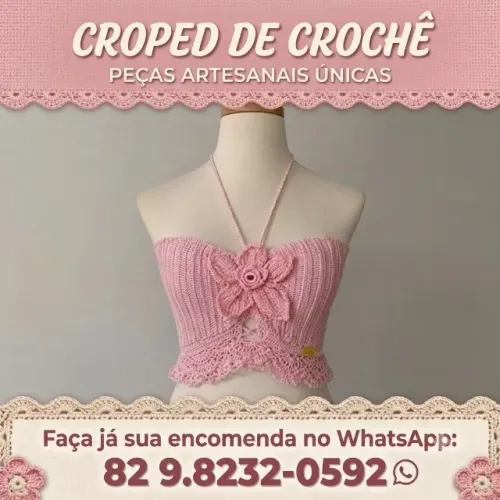 Cropped Crochê