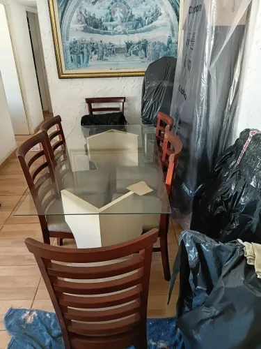 Combo Imperdível para Sua Casa - Fogão, Mesa e Cama Dobrável! Ótimo Estado!
