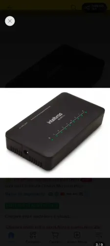 Switch Intelbras Sg 800 Q+ 8 Portas Gigabit 10/100/1000