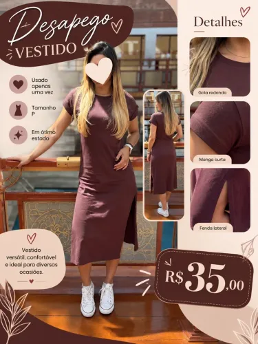 Peças femininas Tamanho P
