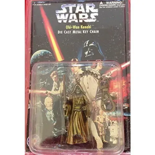 Obi-wan Kenobi Die Cast Metal (1997) Chaveiro Metal Fundido