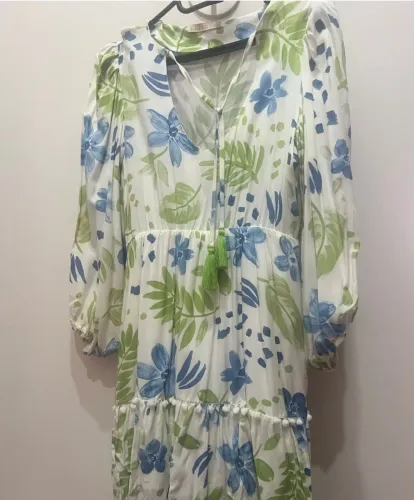 Vestido curto Bambola estampado.