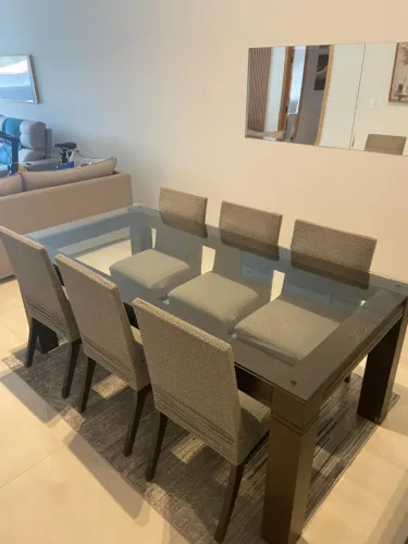 Mesa de Jantar Retangular 2x1m