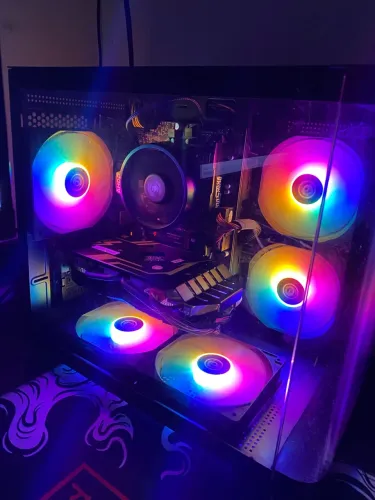PC GAMER PRA RODAR TUDO RYZEN 5 5500 + RX580 8GB