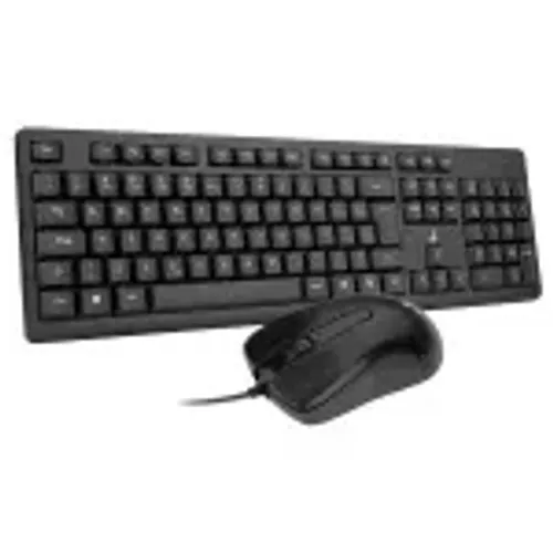 KIT TECLADO E MOUSE COM FIO CF1001USB2.0 PRETO (LOJA FISICA)