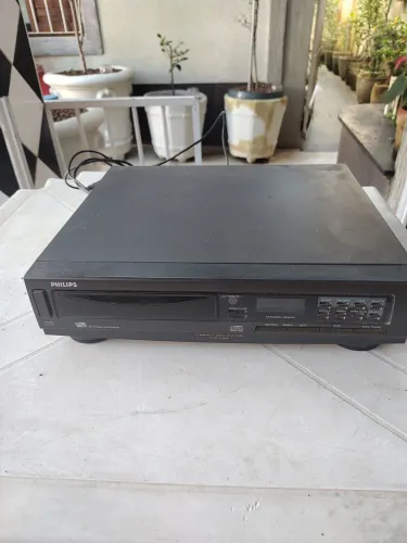 Aparelho leitor CD copact disc play CD 164 funcionando conservado play, philips