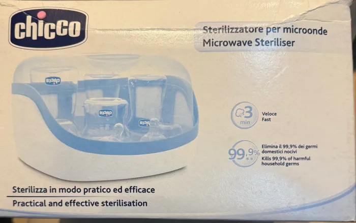 Esterilizador microondas mamadeiras Chicco