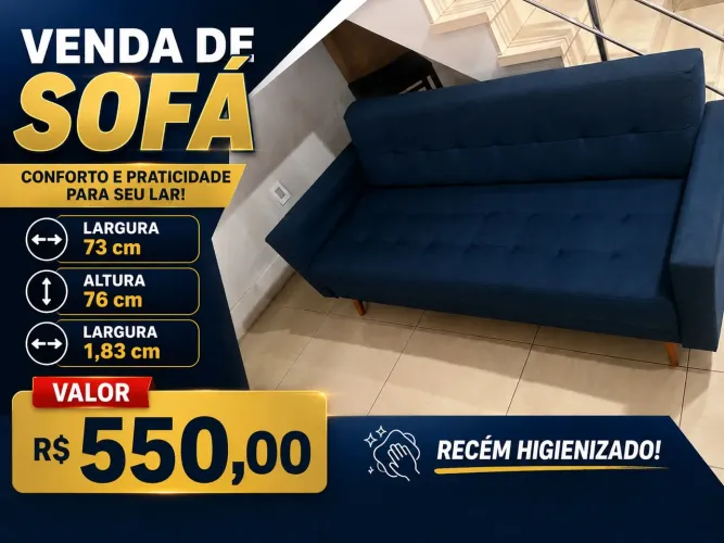 Sofá 03 lugares