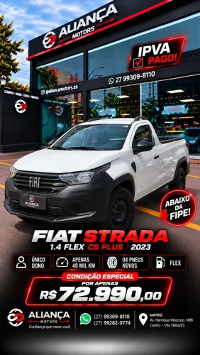 Fiat Strada Endurance 1.4 Flex 8V CS Plus 2023