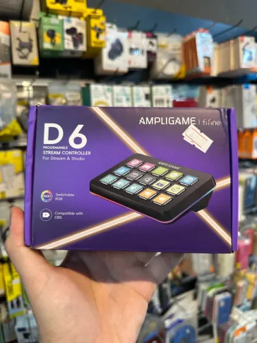 FIFINE D6 - CONTROLADOR DE FLUXO COM 15 TECLAS MACRO