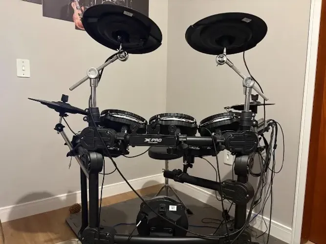 Bateria Eletrônica Ed 200 Completa C Ibanez Xpro Mesh Head