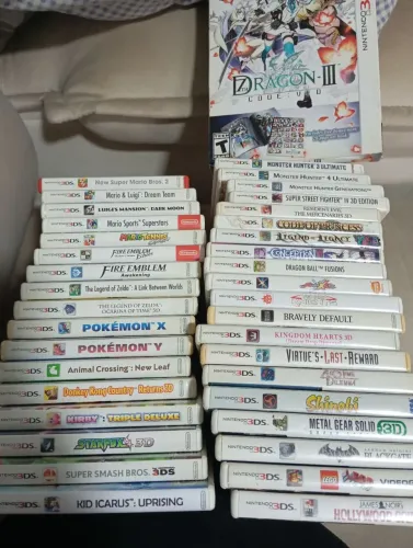 Lote de 50 jogos de Nintendo 3DS 
