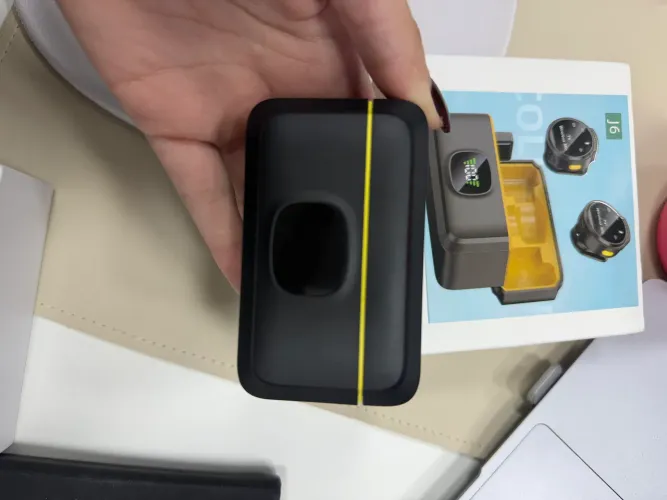 Microfone de Lapela Sem Fio Duplo Wireless 