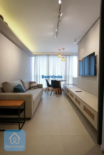 Apartamento mobiliado e equipado para alugar  Urban Caminho das Árvores