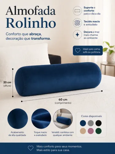 Almofada rolinho