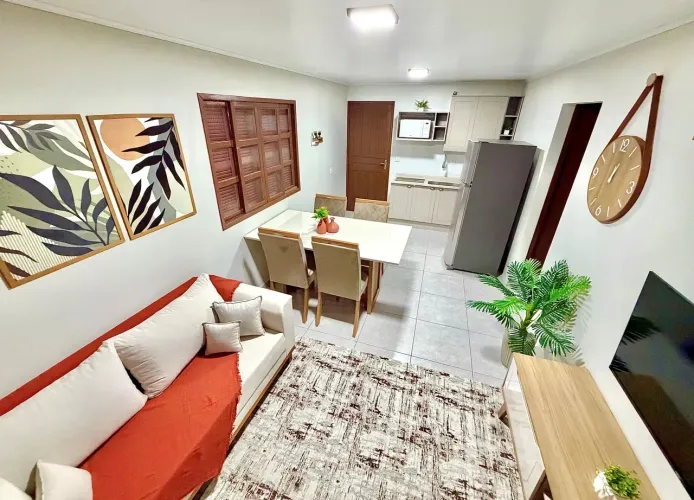 Casa 2Q mobiliada e decorada | Bairro Lado da União, Braço do Norte/SC