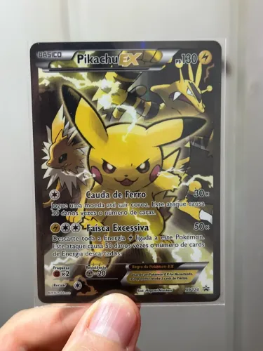 Pikachu ex carta Pokémon