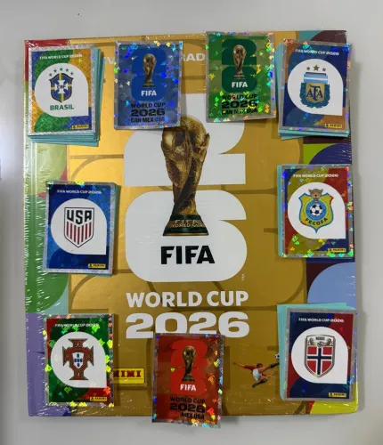 Kit completo - Album Ouro Copa do Mundo 2026