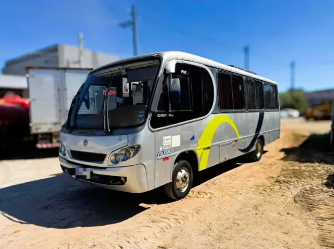 Micro-ônibus Comil Pia VW 9-150 2006 Prata Diesel - Documentado - Pronto Pra Trabalhar
