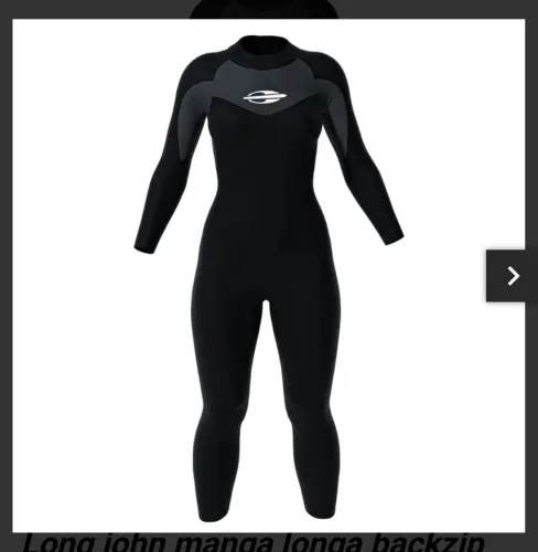 Neoprene Long John manga longa 3.2mm feminino triathlon Mormaii 
