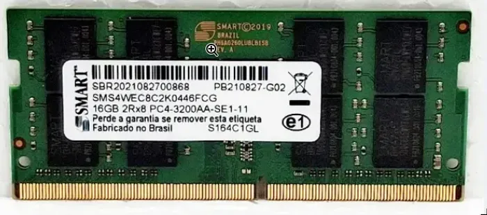 Memória RAM Notebook 8GB DDR4 2666