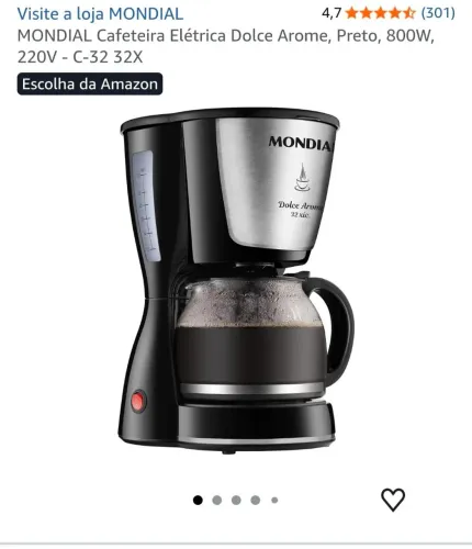 Cafeteira elétrica Mundial