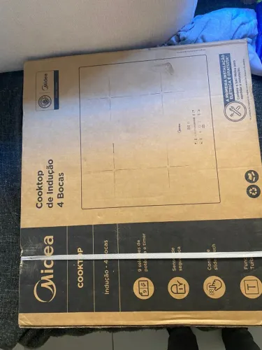 Cooktop Indução 4 Bocas Moderno - Midea - Lacrado