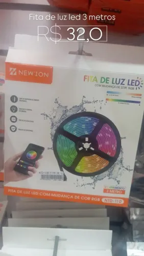 Fita de luz led 3 metros
