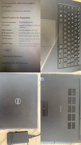 Notebook Dell i5-6200U 16GB RAM
