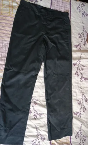 Calça de alfaiataria reta masculina 