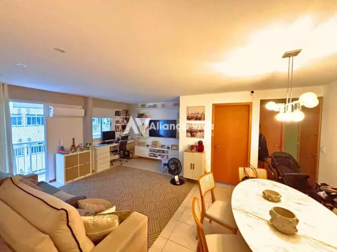 Quartier Carioca, 82 m², varanda e vaga