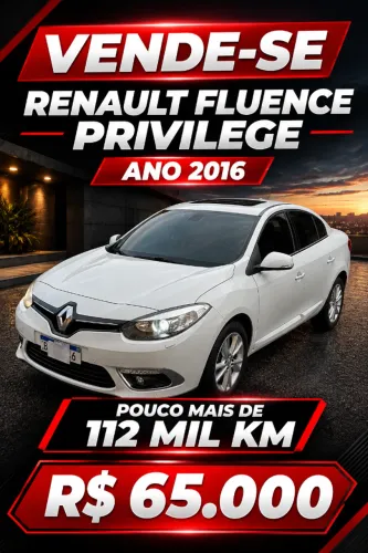 Renault Fluence Sedan Privilège 2.0 16V Flex AUT 2016