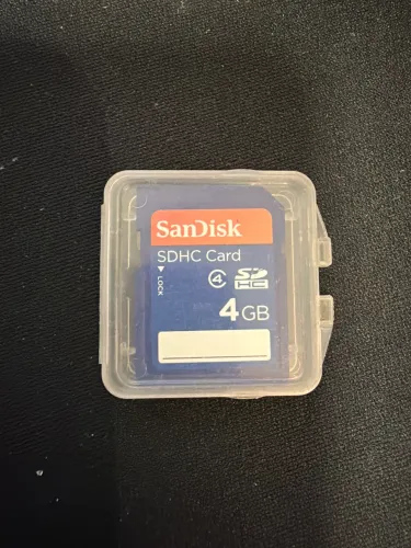 Sandisk sdhc card 4gb cartão de memória