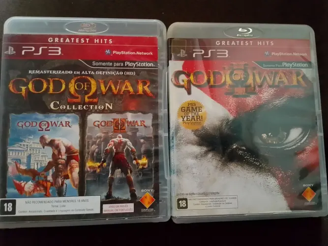 coleção gow ps3 $70