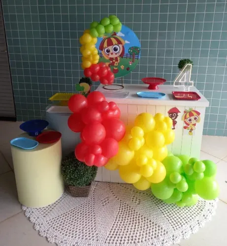 Decoração de mesa para aniversário