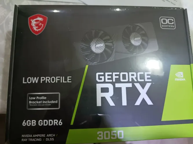 Placa de vídeo MSI Geforce Rtx 3050 LP 6GB GDDR6