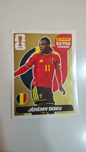 FIGURINHA EXTRA STICKER JÉRÉMY DOKU